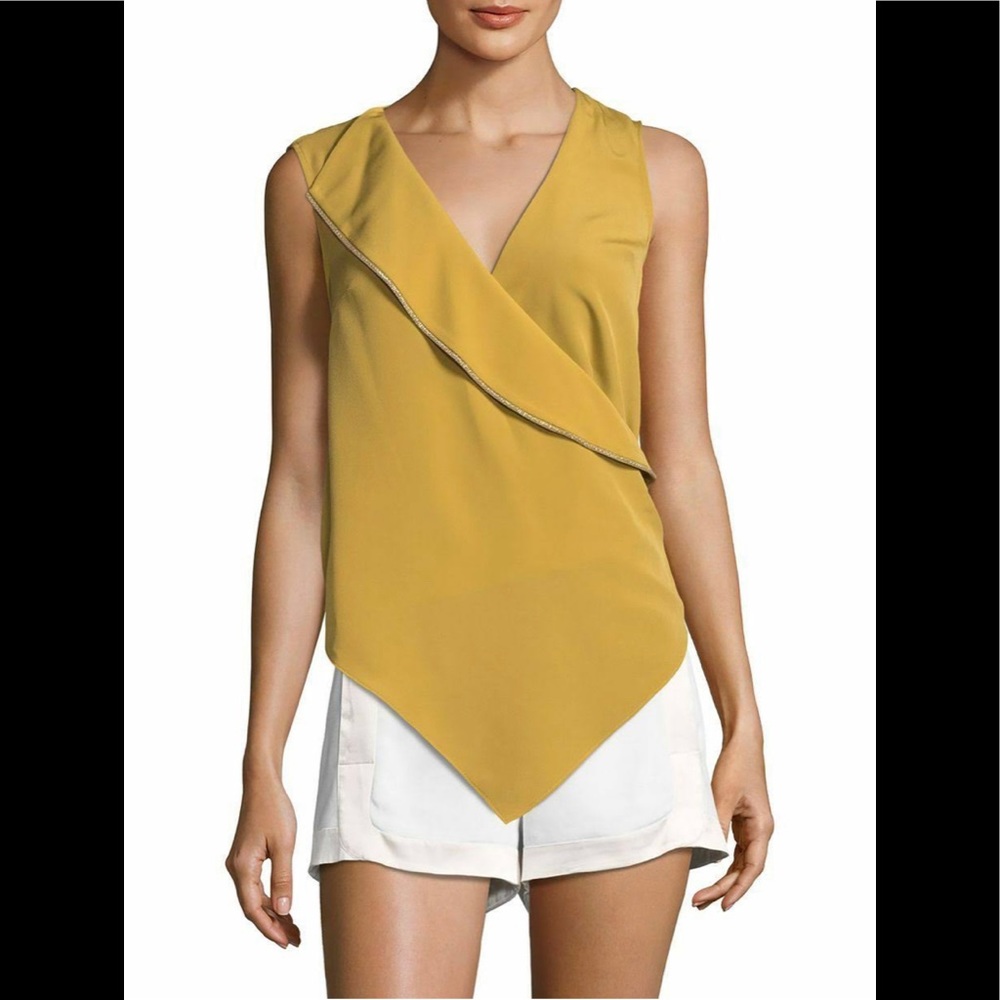 NWT Rachael Roy beautiful asymmetrical blouse